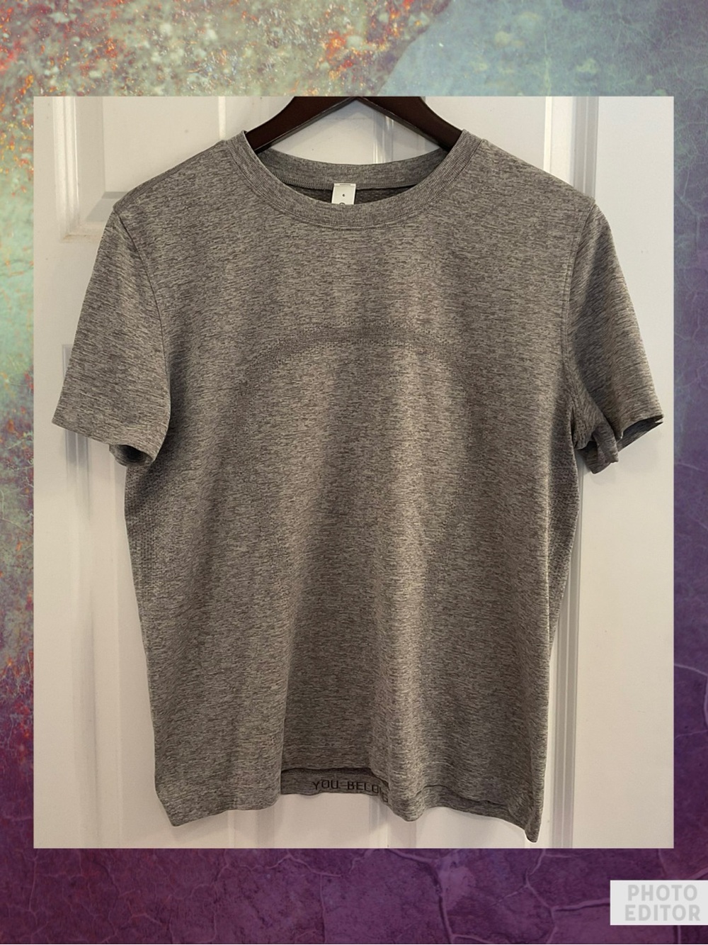 Lululemon Swiftly Relaxed Short Sleeve Top Updated Fit - Size 6 - Slate/White
